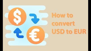 How to convert US Dollar to Euro [upl. by Gaspar]