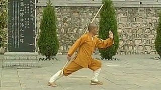 Shaolin Kung Fu yinhand staff [upl. by Ydorb]