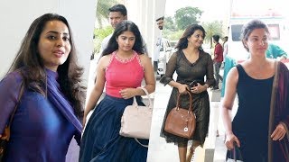 Bhama  Prayaga Martin  Nayanthara  Honey Rose  Anu Sithara At AMMA General Body Meeting [upl. by Reggis]