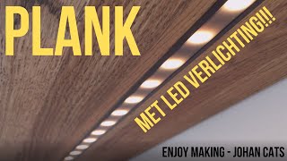 Plank zwevend met LED verlichting [upl. by Maurise687]