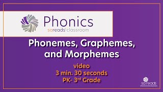 Phonemes Graphemes and Morphemes [upl. by Ylnevaeh]