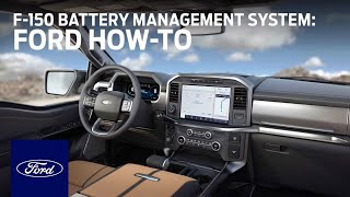 F150 Battery Management System Battery Saver  Ford HowTo  Ford [upl. by Laroy]