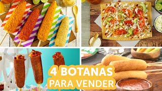 4 Botanas para Vender  Kiwilimón [upl. by Rehtae]