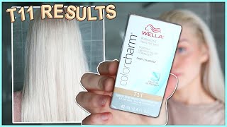 TESTING WELLA T11 LIGHTEST BEIGE BLONDE what does it actually look like [upl. by Atnuahsal]