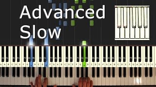 Beethoven  Moonlight Sonata  Piano Tutorial Easy SLOW  How To Play synthesia [upl. by Richard]