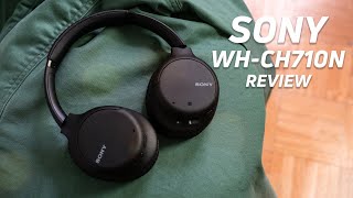 Sony WHCH710N review Affordable ANC from Sony [upl. by Birkett]