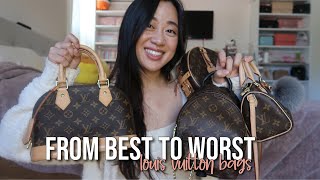 My ENTIRE LOUIS VUITTON BAG Collection  Ranked From WORST to BEST [upl. by Aelem]