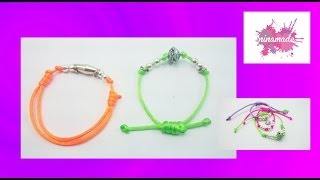 DIY Nudo corredizo para pulseras [upl. by Lull313]