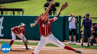 Montana Fouts strikes out 16 in Alabamas regionals win 🔥 [upl. by Ahsinehs936]