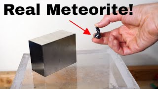 Using a Giant Neodymium Magnet To Find Real Meteorites [upl. by Gerri]