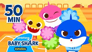 Tiburón Bebé Animador y más canciones infantiles  Recopilación  Baby Shark en Español [upl. by Cornia]