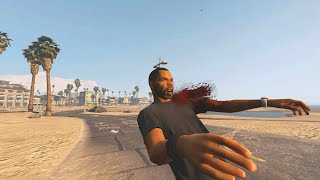 GTA 5 Sniper Shoots Compilation Euphoria Physics amp Kill Cam [upl. by Elbam]