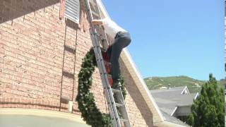 Pro Tip How to safely install large wreaths [upl. by Yblehs]