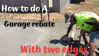 How to do a Concrete garage rebate [upl. by Reilly236]