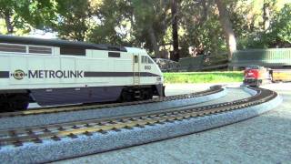 HD My HO Model Train Collection Metrolink Southern Pacific Union Pacific etc [upl. by Mongeau]