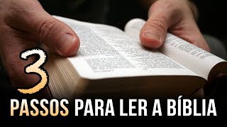 COMO LER A BÍBLIA EM 3 PASSOS SIMPLES  Pastor Antonio Junior [upl. by Ursola706]