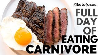 CARNIVORE DIET RECIPES  Full Day of Eating Carnivore Diet  EAT KETO CARNIVORE WITH ME [upl. by Aiykan]