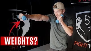 Shadowboxing with Weights Benefits amp Workouts [upl. by Orpha]