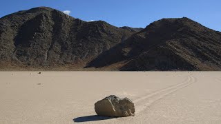 DEATH VALLEY  MOVING ROCKS ON RACETRACK PLAYA [upl. by Ssidnak]