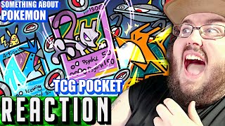 Something About Pokemon Trading Card Game Pocket ANIMATED Loud Sound Warning REACTION [upl. by Vinita63]