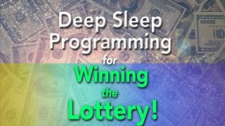 Deep Sleep Programming for Winning the Lottery  4 HOURS  SuperCharged Affirmations [upl. by Irep]