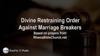 Divine Restraining Order Against Marriage Breakers  Text In Video [upl. by Adnana]