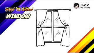 How to draw a Window step by step [upl. by Ayojal50]