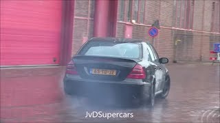 600HP MercedesBenz E55 AMG  BURNOUT amp BRUTAL ACCELERATIONS [upl. by Hayn]