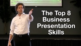 Business Presentation Tips  The Top 8 Business Presentation Skills [upl. by Acinna398]