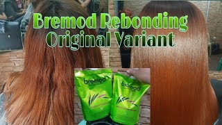 HAIR REBONDING USING BREMOD ORGINAL VARIANT  HAIR KNOT TEST [upl. by Eimerej234]