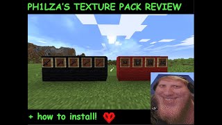 PH1LZAS texture pack reviewHow to install [upl. by Arturo]