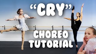 Learn Maddie Zieglers Cry Solo From Dance Moms Full Dance Tutorial [upl. by Emiline]