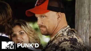 Ashton Kutcher vs Stone Cold Steve Austin Ashlee Simpson amp D12  Punkd [upl. by Haag946]