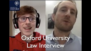 Oxford University Law Interview [upl. by Wanids]