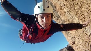 Mallos de Riglos  Rope Jump 200m [upl. by Glennon]