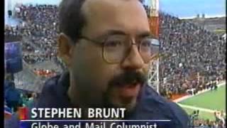 Baltimores Grey Cup victory 1995 Sunday Report CBC [upl. by Ardnad]