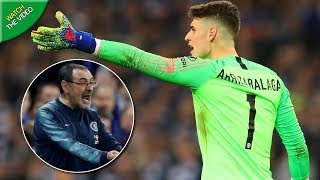 Kepa Arrizabalaga Refuses to be substituted in Carabao Cup Final Penalties 1080p HD [upl. by Letney49]