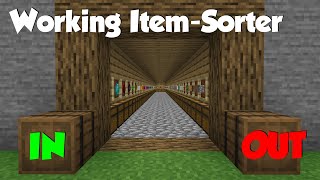 How to build an ITEM SORTER Minecraft [upl. by Angeline677]