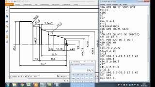 Taller CNC  Programación de ejemplo [upl. by Hardin]