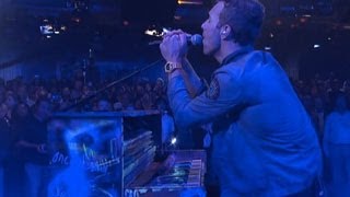 Coldplay  Clocks Live on Letterman [upl. by Ytirahs]