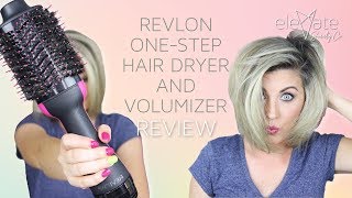 REVLON VOLUMIZING HAIR DRYER 🌟 OneStep Volumizer Hair Dryer Salon Pro Collection Review [upl. by Liauqram54]