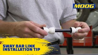 Sway Bar Link Installation Tip  MOOG Parts [upl. by Kazim600]