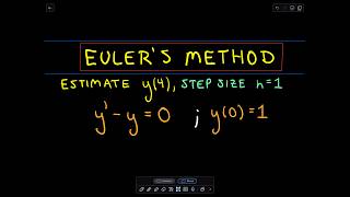 Eulers Method for Differential Equations  The Basic Idea [upl. by Eachern757]