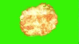 Explosion croma key green screen [upl. by Refinej]