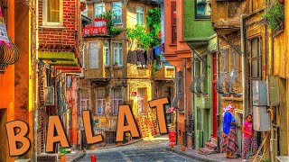 THE MOST COLORFUL PART OF ISTANBUL  BALAT 🌈 [upl. by Suisyola624]