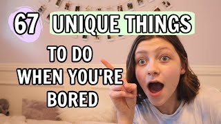 67 Actual FUN Things To Do When Youre Bored  Bethany [upl. by Akilaz]