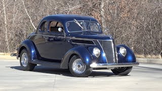 136127  1937 Ford Deluxe Business Coupe [upl. by Osmen]