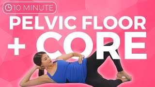 10 minute Postnatal Yoga for Core Pelvic Floor amp Diastasis Recti [upl. by Llennod]