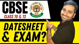 CBSE  Class 10 amp 12  Datesheet and Exam Update [upl. by Lleumas]