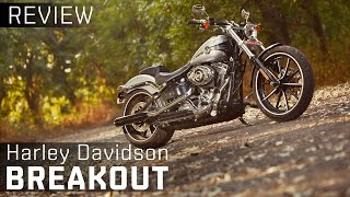 Harley Davidson Breakout  Review  ZigWheels [upl. by Eilrac]